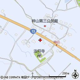 山形県米沢市万世町梓山1928周辺の地図