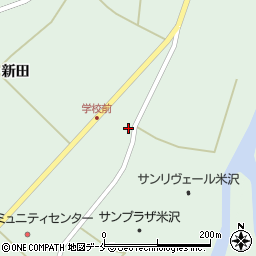 山形県米沢市簗沢3512周辺の地図