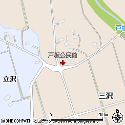 戸坂公民館周辺の地図