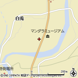 福島県福島市飯坂町茂庭前原周辺の地図