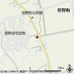 山形県米沢市笹野町2454-2周辺の地図