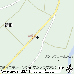 山形県米沢市簗沢3404周辺の地図