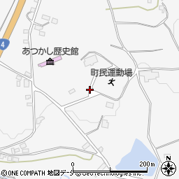 福島県伊達郡国見町大木戸新田原周辺の地図