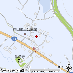 山形県米沢市万世町梓山1225周辺の地図