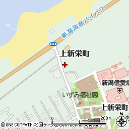〒950-2076 新潟県新潟市西区上新栄町の地図