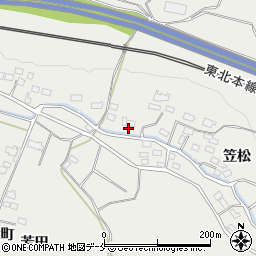 福島県国見町（伊達郡）石母田（薬師堂）周辺の地図