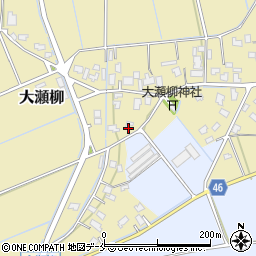 新潟県新潟市北区大瀬柳3426-3周辺の地図