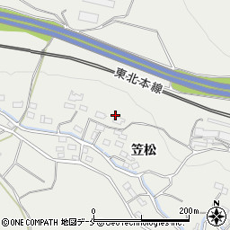 福島県伊達郡国見町石母田横向周辺の地図