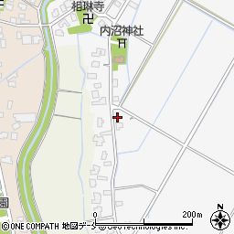 新潟県新潟市北区内沼745周辺の地図