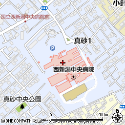 国立病院機構西新潟中央病院周辺の地図