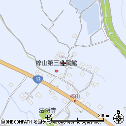 山形県米沢市万世町梓山1192周辺の地図