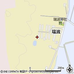 新潟県新発田市瑞波周辺の地図