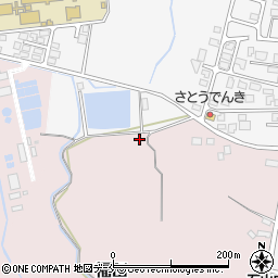 山形県米沢市福田（天神脇下）周辺の地図
