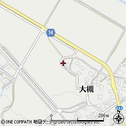 新潟県新発田市大槻3996-1周辺の地図
