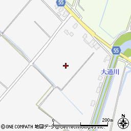 新潟県新潟市北区内沼沖周辺の地図