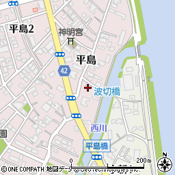 新潟県新潟市西区平島1266周辺の地図