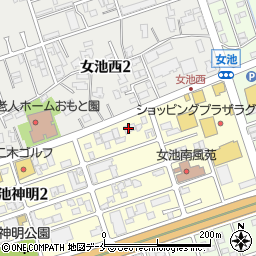 明光義塾女池教室周辺の地図