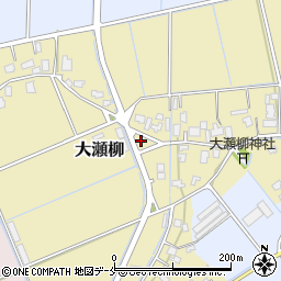 新潟県新潟市北区大瀬柳200-1周辺の地図