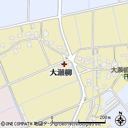新潟県新潟市北区大瀬柳207周辺の地図