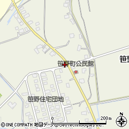 山形県米沢市笹野町2352-2周辺の地図