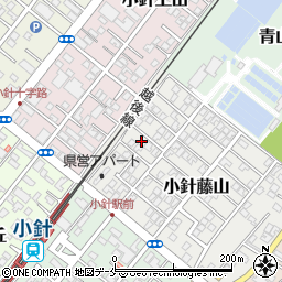 新潟県新潟市西区小針藤山16-16周辺の地図