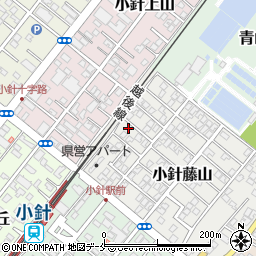 新潟県新潟市西区小針藤山16-15周辺の地図