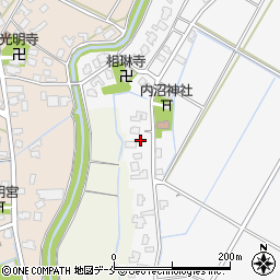 新潟県新潟市北区内沼1123周辺の地図