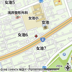 米沢電気工事新潟営業所周辺の地図