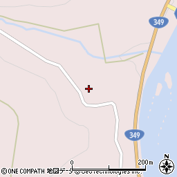 福島県伊達市梁川町五十沢滝林周辺の地図