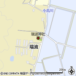瑞波神社周辺の地図