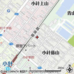 新潟県新潟市西区小針藤山15-8周辺の地図