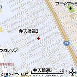 堀江学園珠算・書道弁天橋通教室周辺の地図