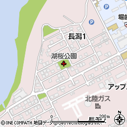 湖桜公園周辺の地図