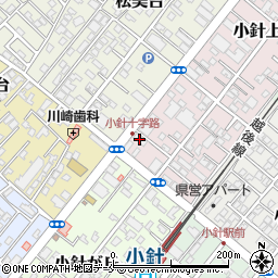 尾崎新聞店周辺の地図