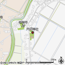 内沼神社周辺の地図