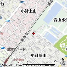 新潟県新潟市西区小針藤山13周辺の地図