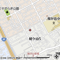 新潟県新潟市中央区姥ケ山5丁目11周辺の地図