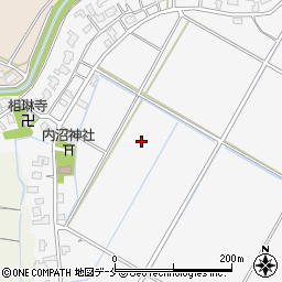 新潟県新潟市北区内沼周辺の地図
