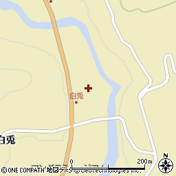 福島県福島市飯坂町茂庭滑滝道周辺の地図