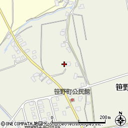 山形県米沢市笹野町2547-2周辺の地図