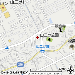 ほっともっと新潟山二ツ店周辺の地図