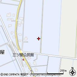 新潟県新潟市北区三ツ屋周辺の地図