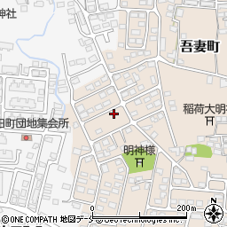 山形県米沢市吾妻町14-7周辺の地図