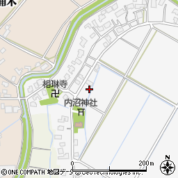 新潟県新潟市北区内沼757周辺の地図