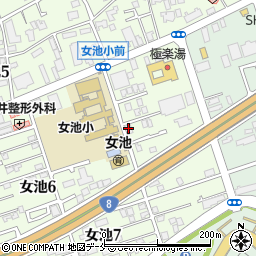 相馬米店周辺の地図