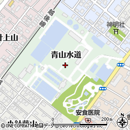 新潟県新潟市西区青山水道1周辺の地図