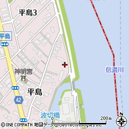 新潟県新潟市西区平島784-4周辺の地図