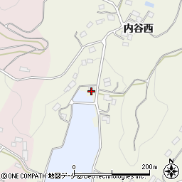 福島県国見町（伊達郡）内谷（西前）周辺の地図
