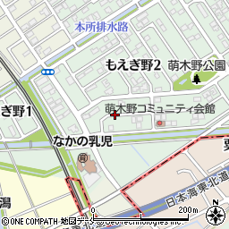 新潟県新潟市東区もえぎ野2丁目7周辺の地図