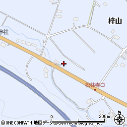 山形県米沢市万世町梓山2392周辺の地図